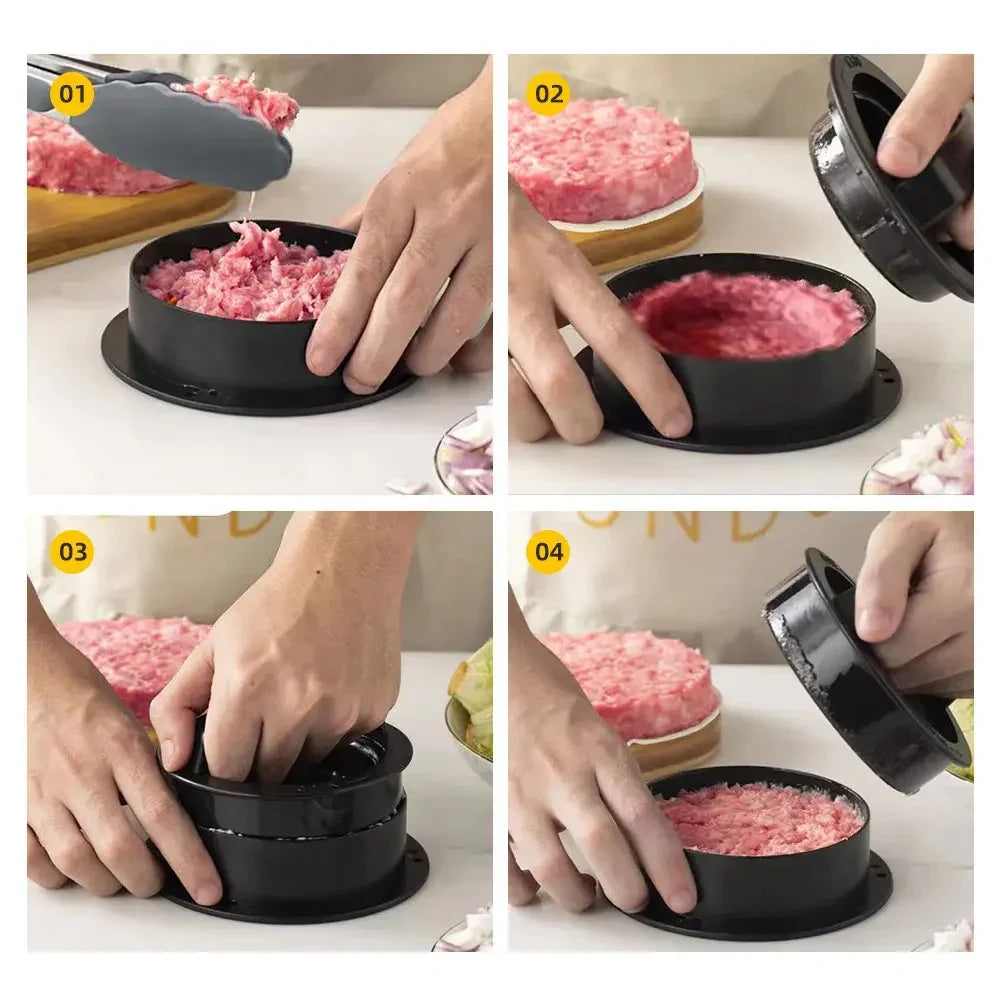 Round Hamburger Press