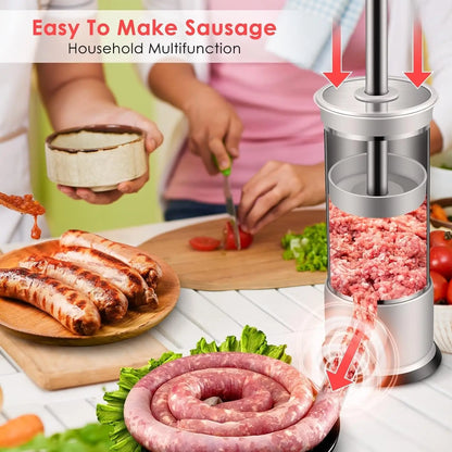 Stainless Steel Manual Sausage Stuffer