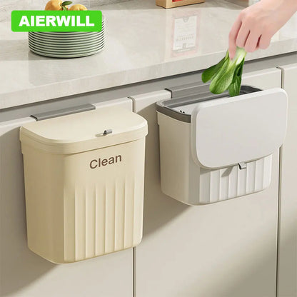 12L Wall-Mounted Kitchen Trash Can