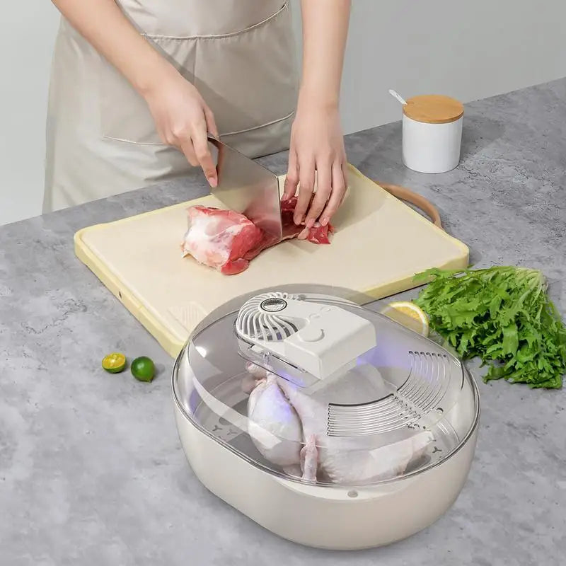 6-in-1 Smart Quick Thaw Machine & UV Sanitizing Box for Fresh Food and Tableware